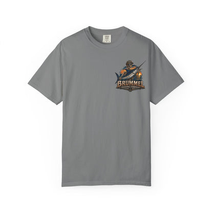 Brummel Trading Company Marlin Skull T-Shirt — Fishing Sunset Graphic Tee