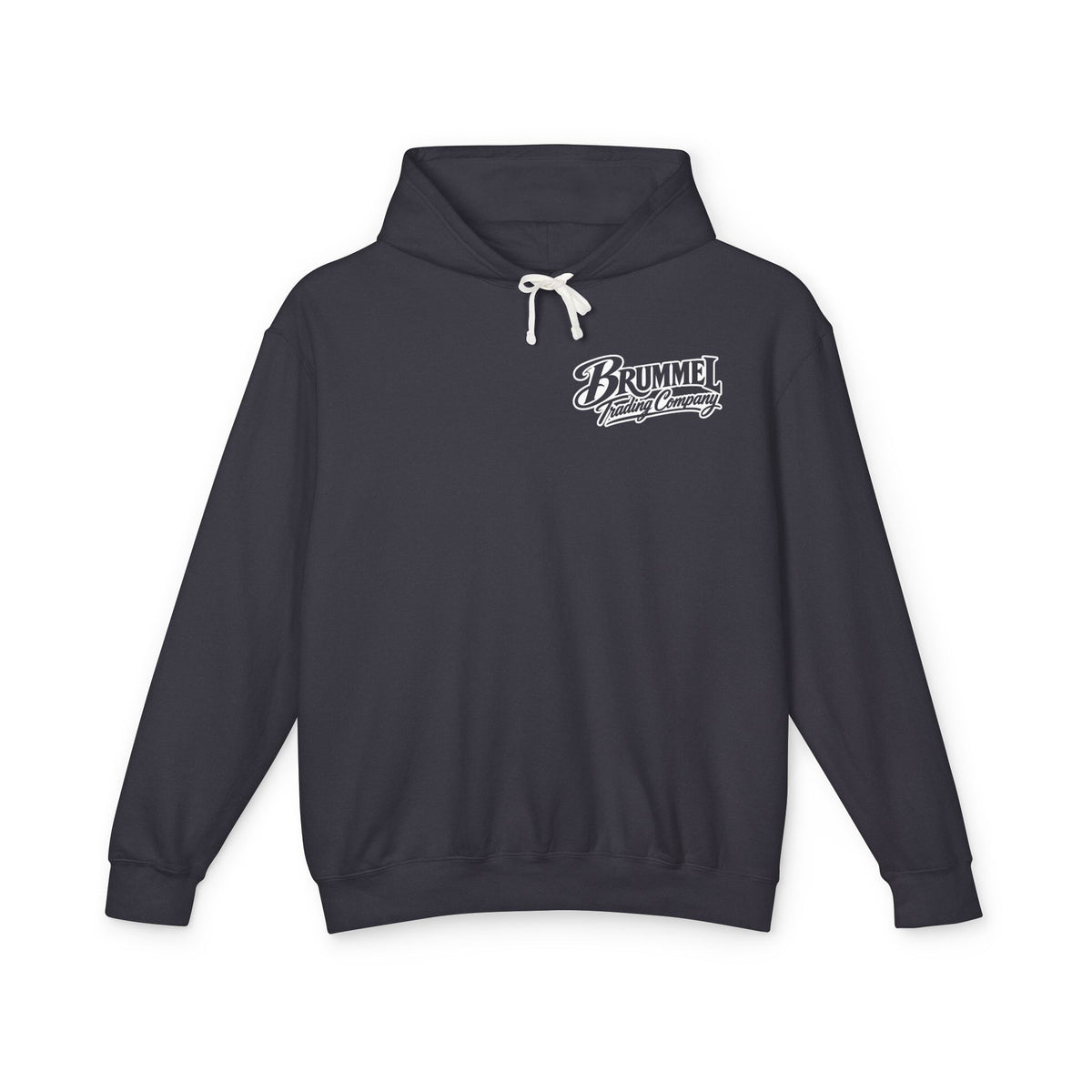 Brummel Trading Company Script Hoodie — Lightweight Logo Pullover