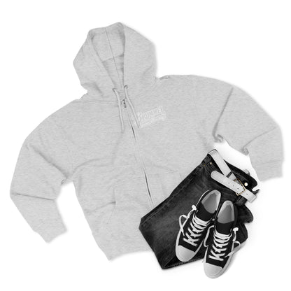 Brummel Racing Company Zip Hoodie — Vintage Logo Full-Zip Sweatshirt