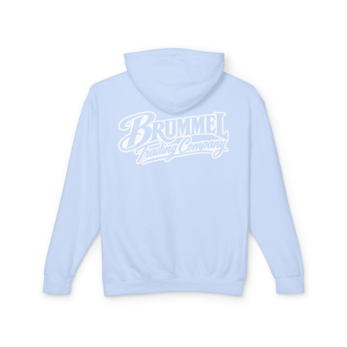 Brummel Trading Company Script Hoodie — Lightweight Logo Pullover