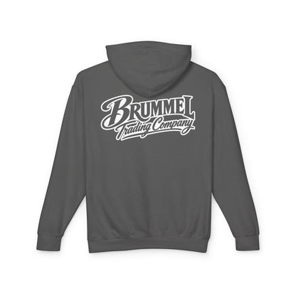 Brummel Trading Company Script Hoodie — Lightweight Logo Pullover