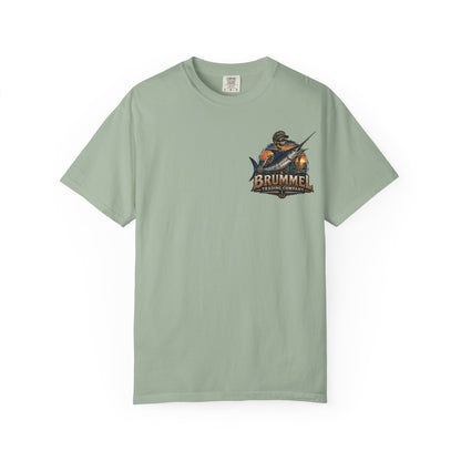 Brummel Trading Company Marlin Skull T-Shirt — Fishing Sunset Graphic Tee