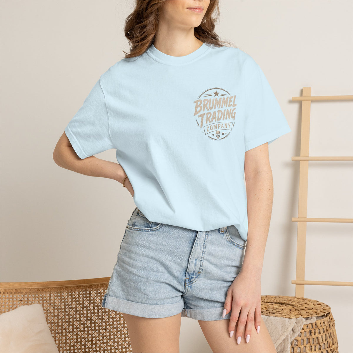 Graphic T-Shirt — "Fuck What They Think" Brummel Trading Vintage Middle Finger Tee