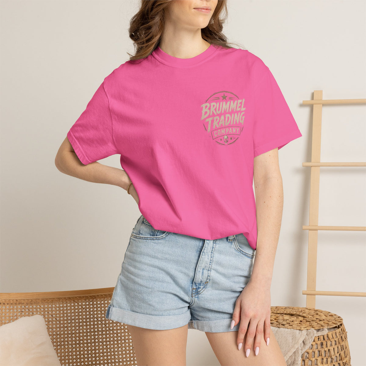 Graphic T-Shirt — "Fuck What They Think" Brummel Trading Vintage Middle Finger Tee