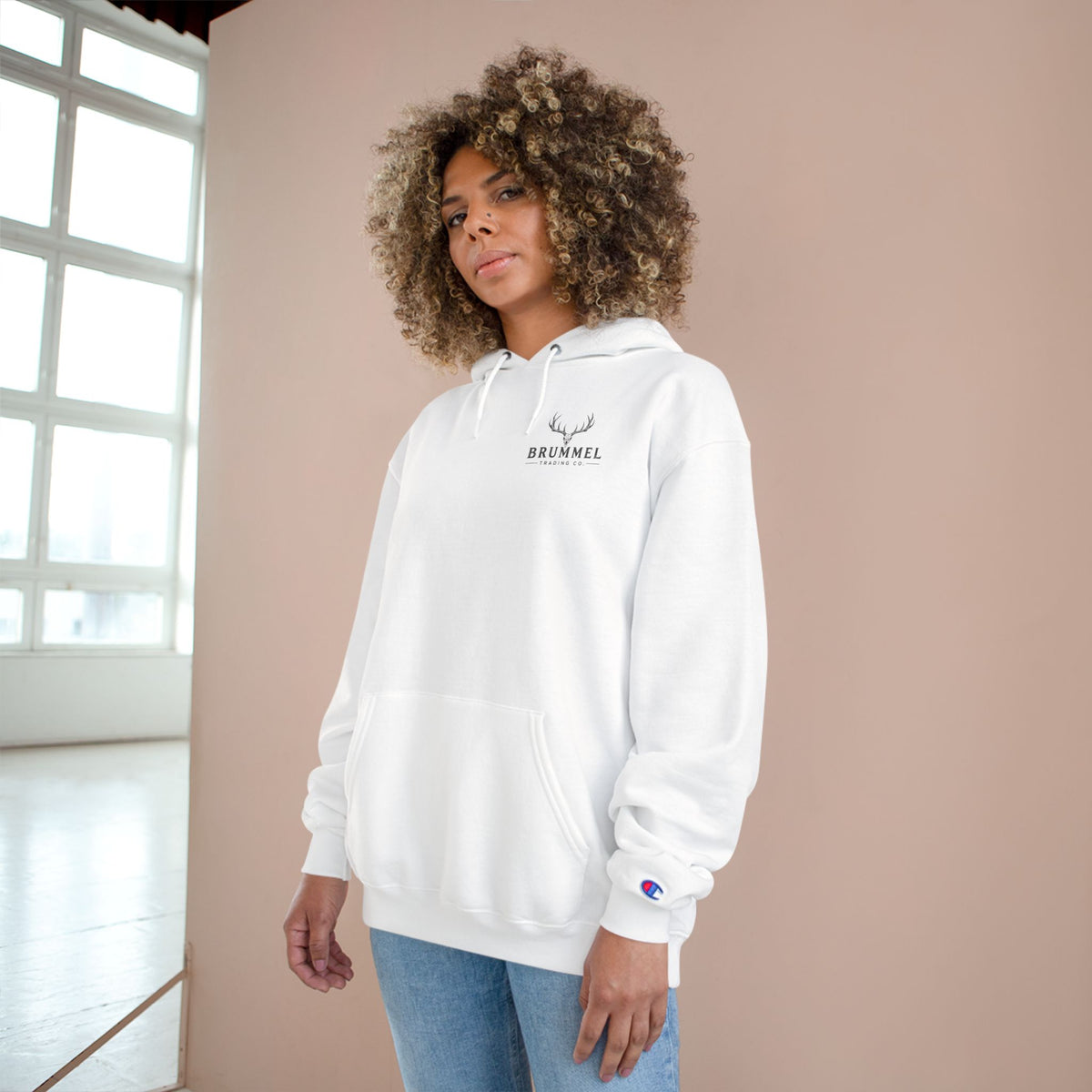 Brummel Antler Logo Hoodie