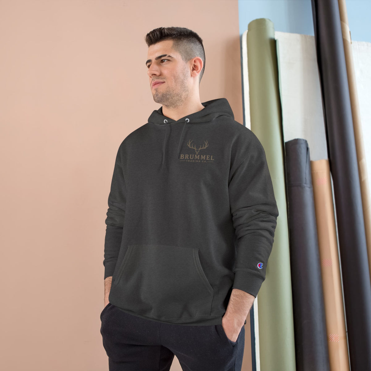 Brummel Antler Logo Hoodie
