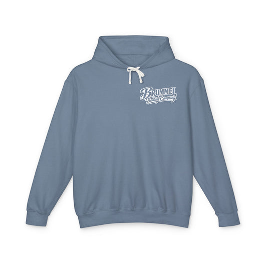 Brummel Trading Company Script Hoodie — Lightweight Logo Pullover
