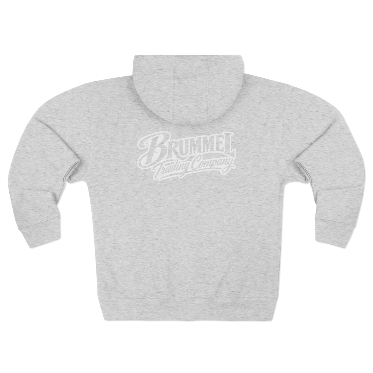Brummel Racing Company Zip Hoodie — Vintage Logo Full-Zip Sweatshirt