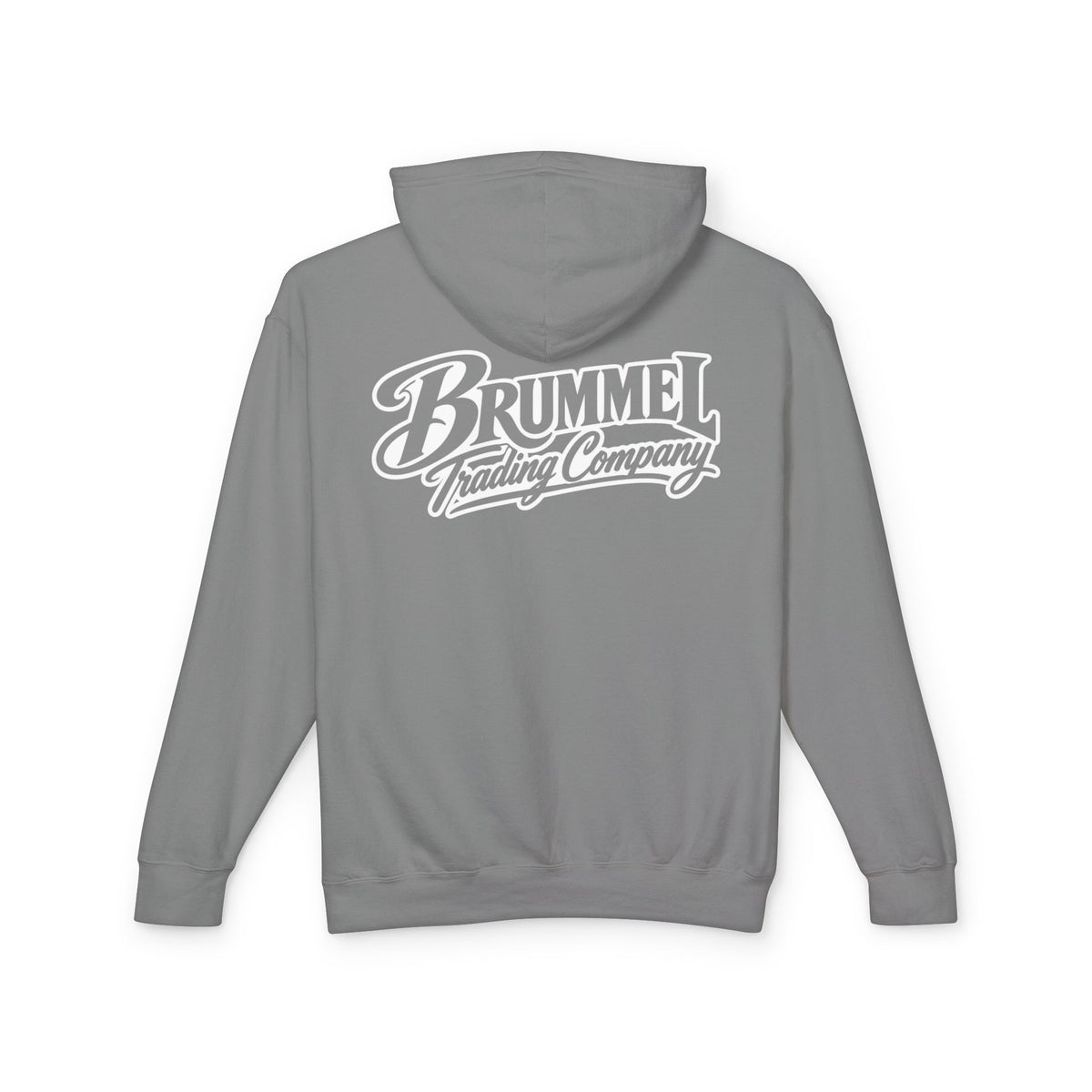 Brummel Trading Company Script Hoodie — Lightweight Logo Pullover