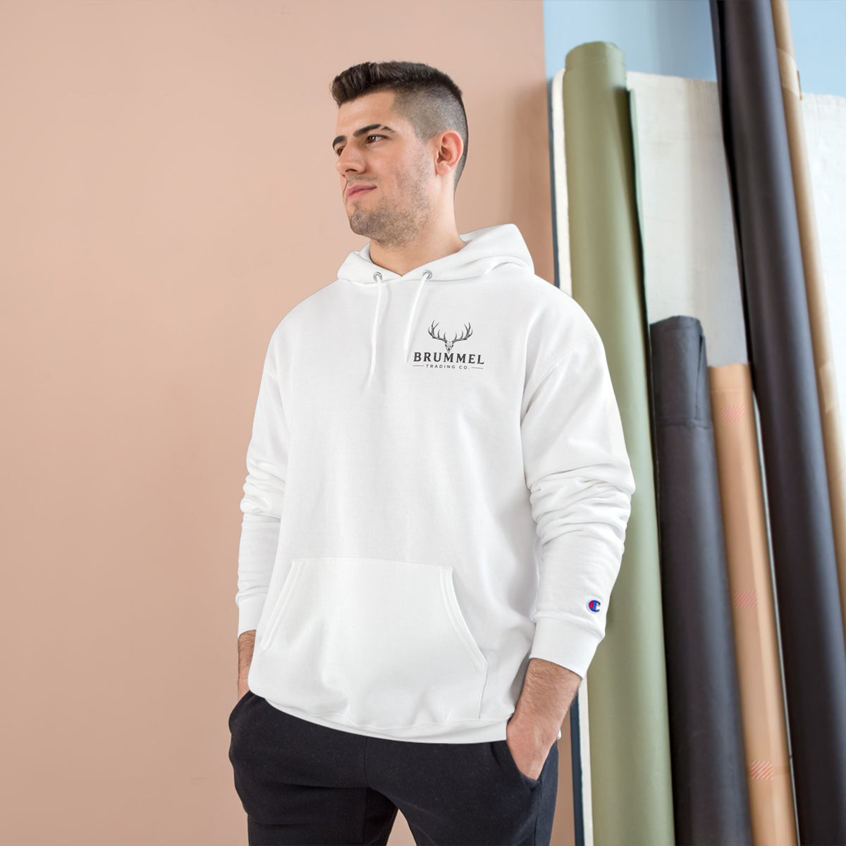 Brummel Antler Logo Hoodie